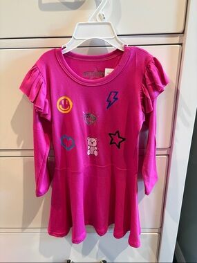 BNWT | Hannah Sky | Pink Ruffle Sleeve Dress | 3T